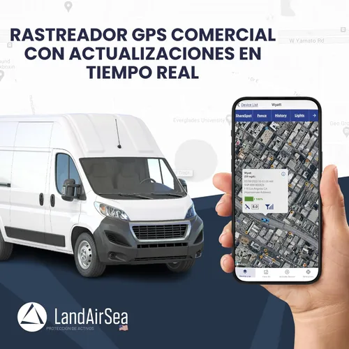 Miniatura 2 de LandAirSea Rastreador GPS Overdrive: batería de larga duración, magnético e impermeable. Rastreador GPS comercial para vehículos, remolques, equipos