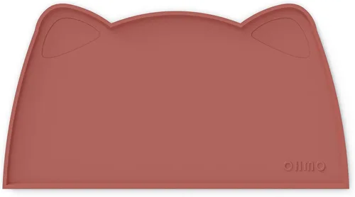 Miniatura 22 de OHMO - Tapete de silicona para comida para gatos, tapete de alimentación de mascotas para el piso, antideslizante e impermeable, bandeja para agua