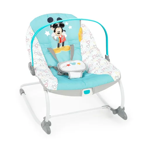 Miniatura 14 de Bright Starts Disney Baby MINNIE Mouse - Mecedora y asiento para bebés y niños pequeños con vibraciones y barra de juguete extraíble, de 0 a 30