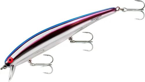Miniatura 80 de Bomber Señuelos Long A Slender Minnow Jerbait Señuelo de Pesca Espalda negra con destello plateado