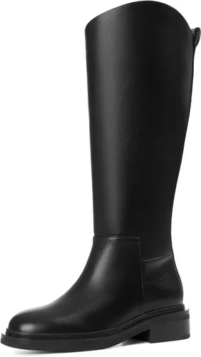 Miniatura 13 de Knee High Boots for Women Pointed Toe Stiletto Kitten Heel Tall Boots Fashion Side Zipper Boot Fall Winter Sexy Fashion Dress Shoes Botas Negras