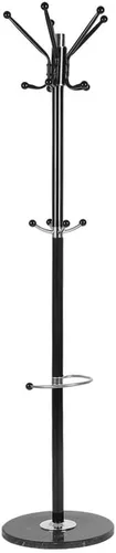 Perchero de metal, soporte de árbol para sombrero, sombrero, sombrero, pañuelo, bufanda de invierno, soporte de pie independiente con base de mármol