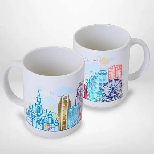 Miniatura 9 de Vastigo Taza de café Austin – Taza de cerámica de recuerdo de 11 onzas con caja de regalo – Taza de viaje City Skyline – Apto para lavavajillas