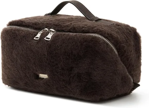 Miniatura 37 de EACHY Bolsa de Maquillaje de Viaje, Bolsas de Cosméticos de Gran Capacidad para Mujeres, Bolsa Portátil Impermeable que se Abre Plana, Bolsa de Aseo
