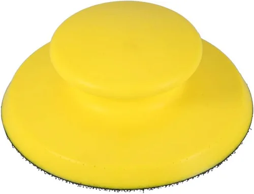 Miniatura 10 de Bloques de lijado a mano redondos de 2/3/4/5 pulgadas de gancho y bucle de espuma de lijado a mano Bloque de polvo