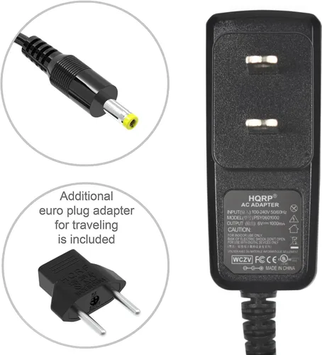 Miniatura 7 de HQRP Adaptador de corriente alterna compatible con Omron BP765 BP765CAN Serie 7; BP785BJ Serie 10 Monitor de presión arterial del brazo superior