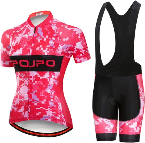 Miniatura 136 de Hotlion Conjuntos de camisetas de ciclismo para mujer, ropa de ciclismo de verano, trajes de bicicleta de carretera, ropa de ciclismo de manga corta