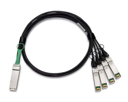 Compatible con cable Twinax de 40G QSFP a 4xSFP+ Breakout Twinax de Fortinet FG-TRAN-QSFP-4XSFP-3 | 4x10Gb/s Pasivo 3M FG-TRAN-QSFP-4XSFP-3-HPC