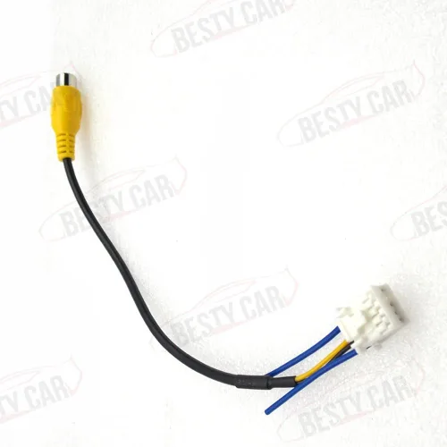 Miniatura 6 de Cámara de visión trasera estéreo de radio de coche en retrovisor de respaldo adaptador de entrada enchufe para el mercado de accesorios Android