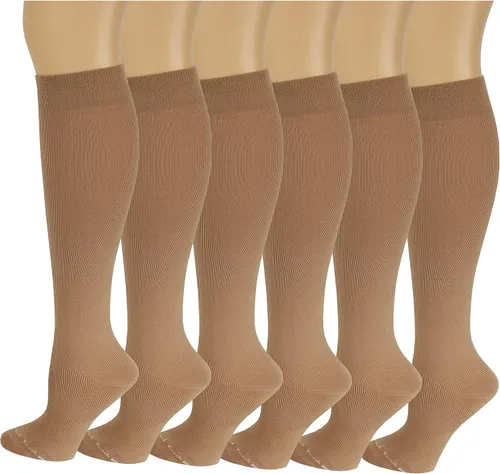 Miniatura 5 de Paquete de 6 pares de calcetines largos antifatiga de compresión moderada