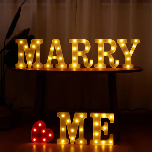Miniatura 7 de Números Decorativos con Luces LED, Decoraciones de Cumpleaños número 13, Luces de Números LED Blanco Cálido, Letrero de Número de Marquesina