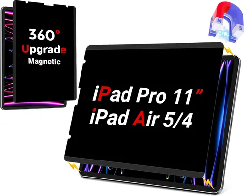 Miniatura 10 de ZZOEGAA - Protector de pantalla de privacidad para iPad de 9ª generación, protector de pantalla de privacidad magnético para iPad de 9ª 8ª y 7ª