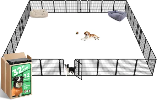 Miniatura 12 de FXW Homeplus Unleashed Corralito para Perros de Interior - Juego Sin Estrés y Seguro, Resistente de 24 Pulgadas 4 Paneles Corral para Cachorros