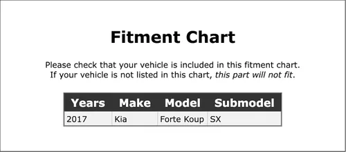 Miniatura 2 de Front Disc Brake Pad Set for Kia Forte Koup 2017#1Cfm 2017, SX
