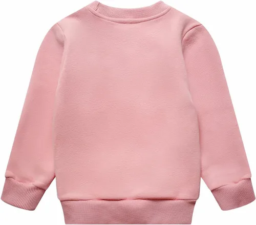 Miniatura 2 de Sudaderas para niñas pequeñas, cuello redondo, sin botones, de manga larga, para invierno, casual, ropa 2T-7T, Dinosaurio