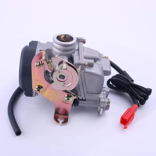 Miniatura 5 de Glixal GY6 50cc 60cc 80cc 100cc CVK Carburador con choque electrónico para la 139QMB 139QMA Scooter china ciclomotor ATV Go-Kart, 20mm
