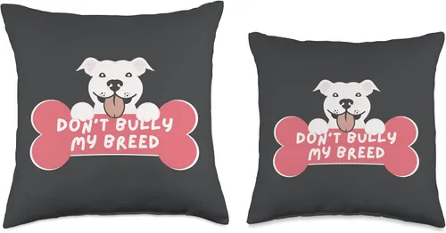 Miniatura 3 de jovy fits Don't Pit Bull and Bully Breed Lover - Almohada de regalo, 16 x 16 pulgadas, multicolor
