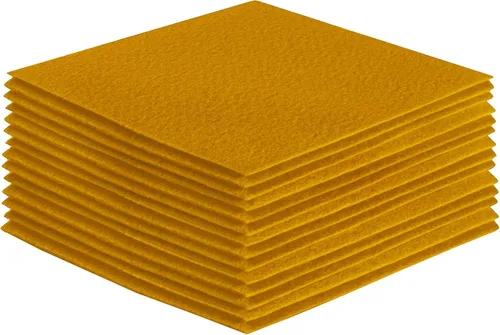 Miniatura 75 de FabricLA Hojas de fieltro acrílico para manualidades, cuadrados de fieltro precortados suaves de 4 x 4 pulgadas (3.9 in x 3.9 in), utiliza hojas