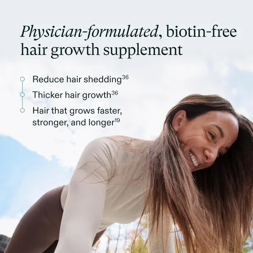 Miniatura 3 de Nutrafol - Suplementos de crecimiento del cabello para mujeres de 18 a 44 años, clínicamente probados para cabello visiblemente más grueso y fuerte