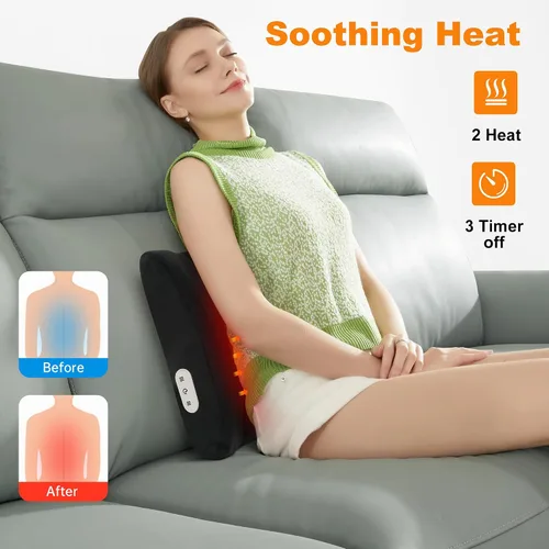 Miniatura 7 de CILI Masajeador de pies y almohada de apoyo lumbar