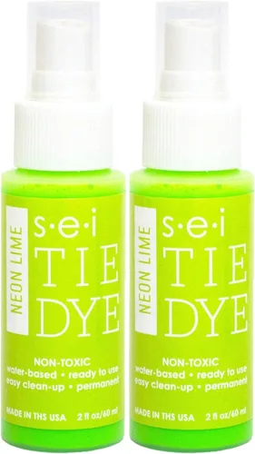 Miniatura 66 de S.E.I. Botella de spray de teñido anudado de caléndula: 2 oz. Spray de tinte de tela no tóxico, tinte permanente para ropa DIY, One Step