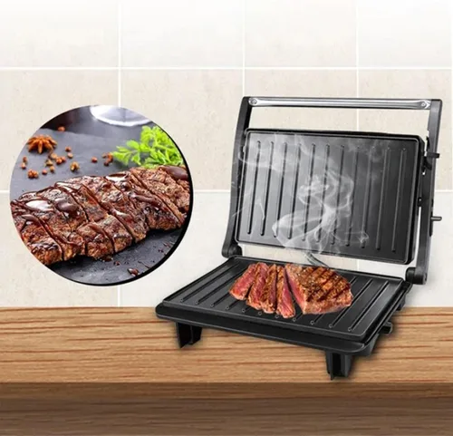 Miniatura 2 de gernie Plancha de carne eléctrica de aluminio, máquina de barbacoa de baquelita para desayuno doméstico, planchas eléctricas, gernie8d56pyq7r0