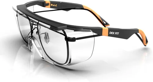 Miniatura 11 de DEX FIT SG210 OTG │ Gafas de seguridad; protección ocular Z87, ajustables, resistentes a la niebla y a los arañazos 3X (Rojo N)