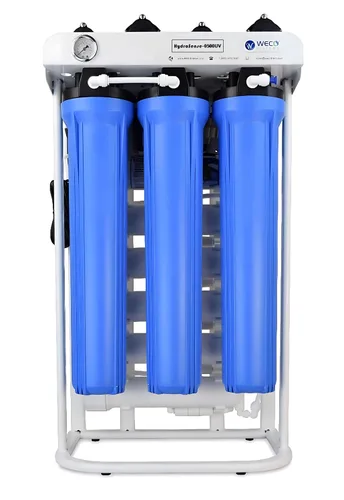 Miniatura 11 de WECO HydroSense Light Sistema de filtro de agua de ósmosis inversa comercial (HydroSense-0500GAC-CAL-UV)
