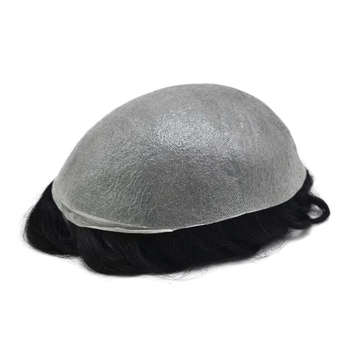 Miniatura 38 de Toupee for Men Human Hair Pieces Ultra Thin Skin Mens Toupee Hair Replacement System Mens Hair Units for Men