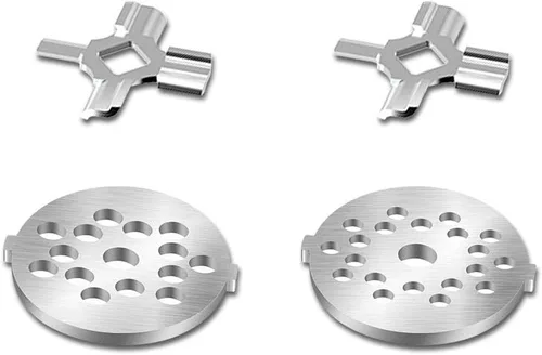Miniatura 7 de Antree Picadora de carne de acero inoxidable cuchillas para batidora de pie y accesorio para picadora de carne, 2 cuchillas afiladas