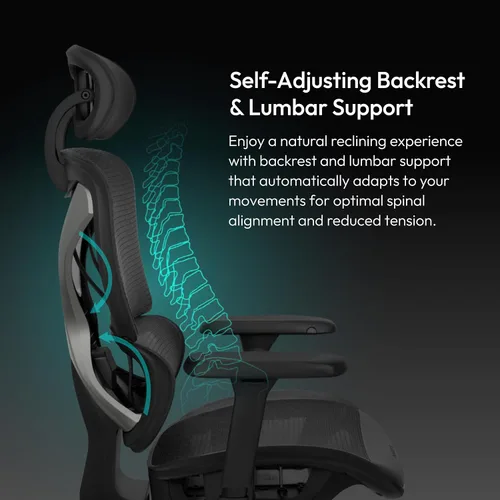 Miniatura 3 de THUNDERX3 XTC - Silla de oficina ergonómica para adultos, silla de juegos para adultos, silla de escritorio con respaldo alto, inclinación síncrona