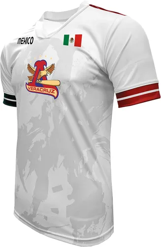 Miniatura 2 de Jersey México Aguilas de Veracruz 100% Poliéster BlancoGris_Fabricado en México