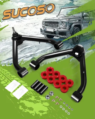 Miniatura 7 de Brazos de control superiores delanteros de 2-4 pulgadas para Chevy Silverado GMC Sierra 1500 1999-2006, brazo de control ajustable de elevación