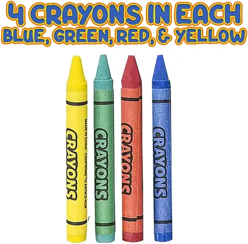 Miniatura 3 de ArtCreativity Crayones de Navidad para niños a granel, 12 cajas, cada caja con 4 crayones de colores, ideales para paquete de recuerdos de fiesta