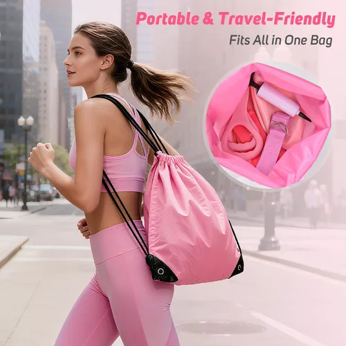 Miniatura 6 de Asten Home Kit de Pilates para Mujeres: Equipo de Pilates Juego de Anillo y Bola de Pilates con Bandas de Resistencia, Deslizador de Núcleo, Rodillo