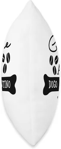 Miniatura 2 de Coffee and Dogo Argentino Almohada de tiro 16x16, multicolor