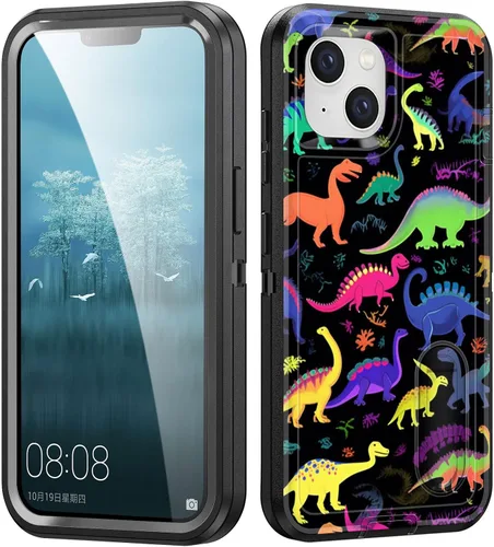 Miniatura 146 de Funda para iPhone Air con soporte integrado, a prueba de golpes, polvo y caídas, 3 capas, grado militar, funda protectora para iPhone Air de 6.5