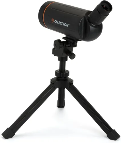 Miniatura 4 de Celestron 52238 C70 Mini Mak Spotting Scope, 25-75x, Negro y NexYZ Adaptador para teléfono inteligente de 3 ejes, negro
