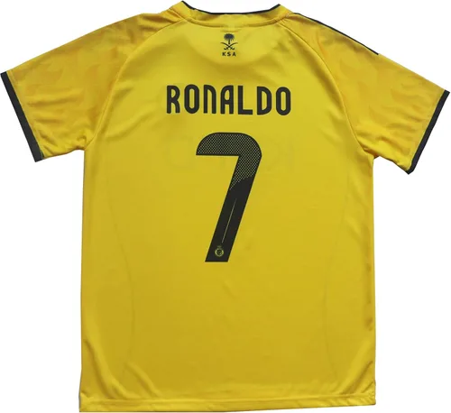 Miniatura 3 de LeenBD NASSR Riyadh Al #7 2025/2026 - Juego de calcetines de fútbol para niños, camisetas de fútbol para el hogar, tallas juveniles