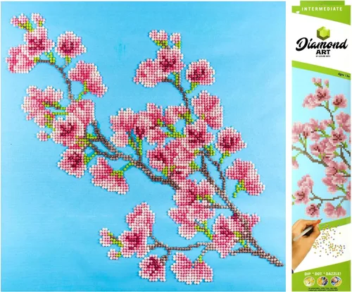 Miniatura 11 de Diamond Art by Leisure Arts Kit DMA 12x12 IntermediateBlue Bird
