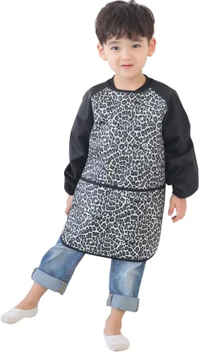 Miniatura 33 de Plie Kids Waterproof Art Smock – Long Sleeve Apron for Painting, Baking, Sensory Play (Ages 1–10)