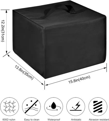 Miniatura 9 de Funda de nailon resistente para freidora de aire resistente al agua y al calor para freidora T-fal 3.5L para freidoras eléctricas totalmente