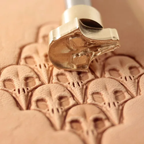 Miniatura 8 de DandS ltd Herramienta de sello de cuero, Escala de Dragón, herramienta profesional de acero para artesanía de cuero, grabado en relieve, tallado