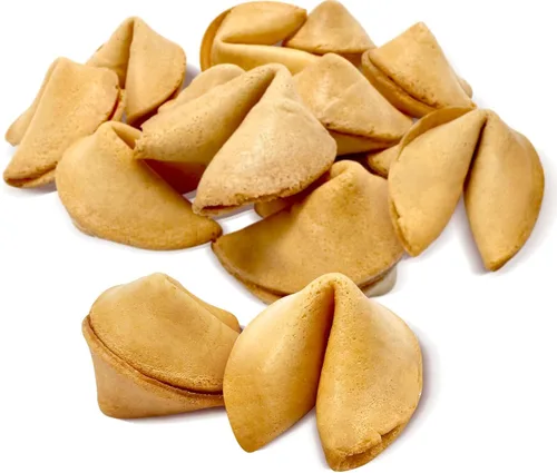 Miniatura 10 de 52USA Fortune Cookies - 50 unidades envueltas individualmente a granel, sabor vainilla crujiente y divertidas galletas Misfortune de 8 onzas, hechas