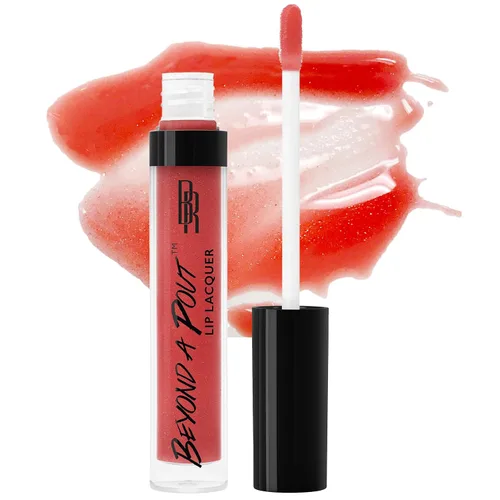 Miniatura 17 de Black Radiance Beyond A Pout Lip Lacquer Lip Gloss, Cajun Spice
