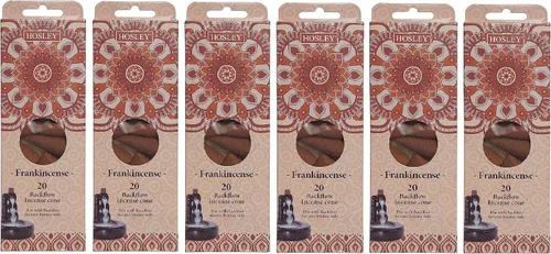 Miniatura 12 de Hosley Full Moon - Conos de incienso verde de reflujo de luna, aroma de larga duración para positividad y aire puro, polvo de madera, aromaterapia