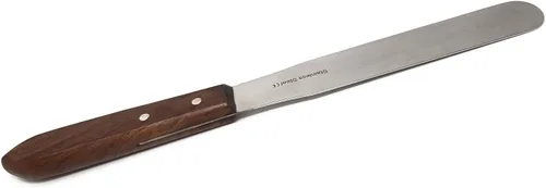 Miniatura 9 de Espátula de laboratorio de acero inoxidable, yeso, alginato, herramienta de laboratorio, talladores de modelado con mango de madera, cuchillas