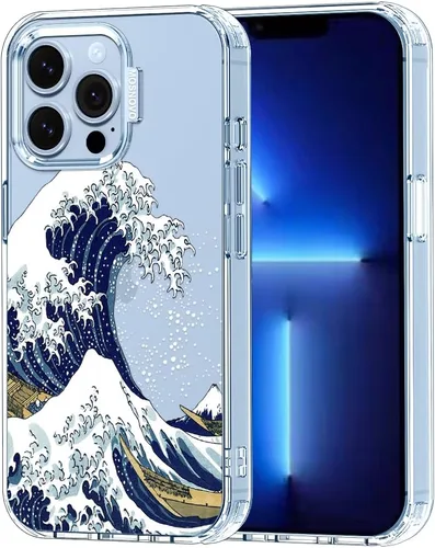 MOSNOVO - Funda para iPhone 13 Pro, protección Buffertech de grado militar contra caídas (6.6 pies), antidesprendimiento, poliuretano termoplástico