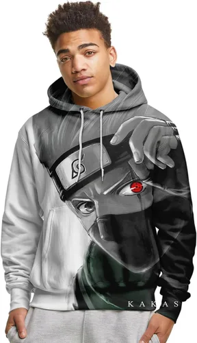 Miniatura 4 de Men's Hoodie Japanese Anime Print Unisex Pullover Streetwear Fashion Long Sleeve Sweatshirt Tops