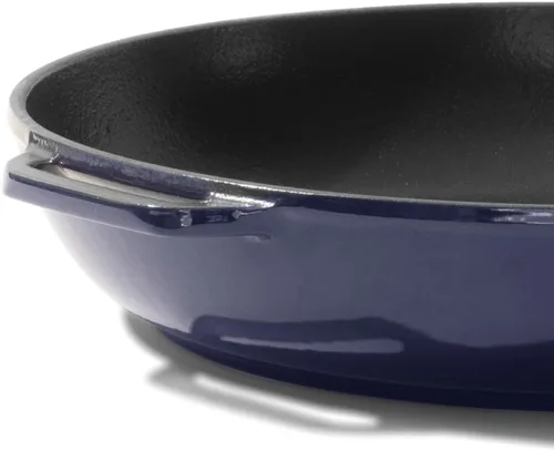 Miniatura 8 de Made In Utensilios de cocina - Sartén de hierro fundido esmaltado - Azul - Retención de calor excepcional y durabilidad - Utensilios de cocina